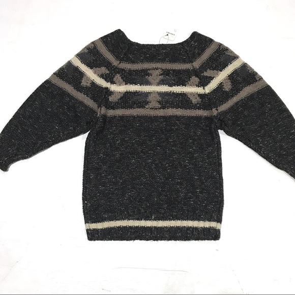 NWT FP Northern Lights Sweater Mini Dress Grey - Picture 5 of 8